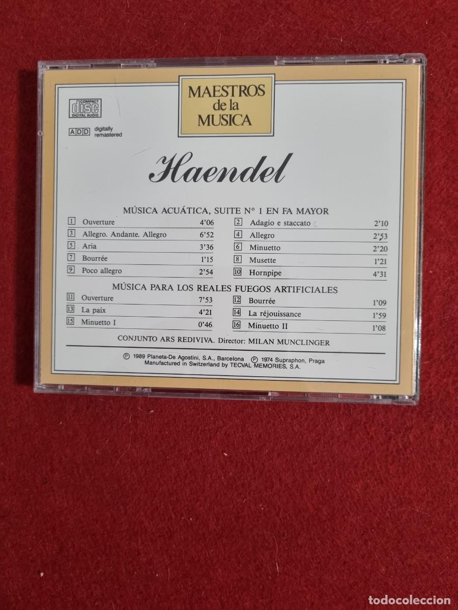 CDs de m&uacute;sica: (RC1) - CD. M&uacute;sica - HAENDEL - REF. 9 - Foto 2