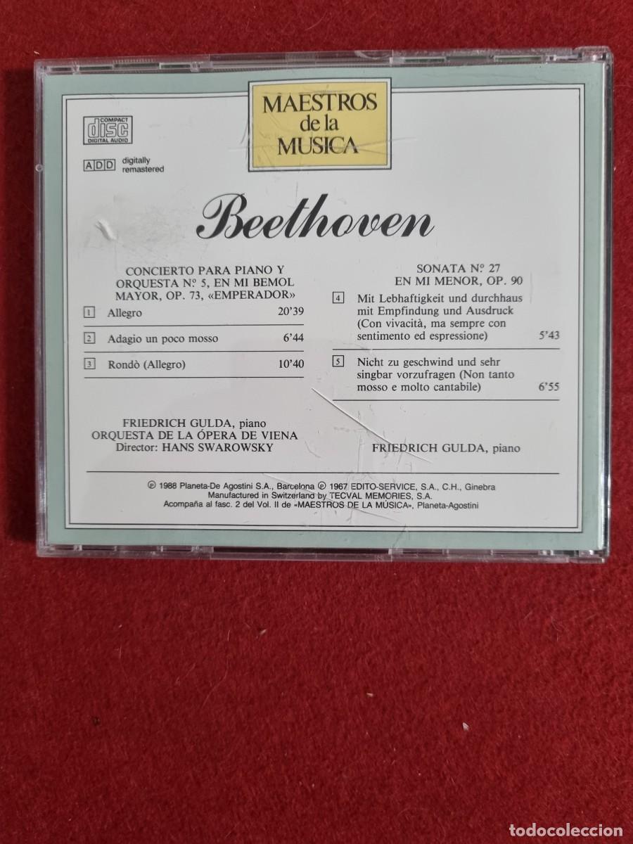 CDs de m&uacute;sica: (RC1) - CD. M&uacute;sica - BEETHOVEN - REF. 2 - Foto 2