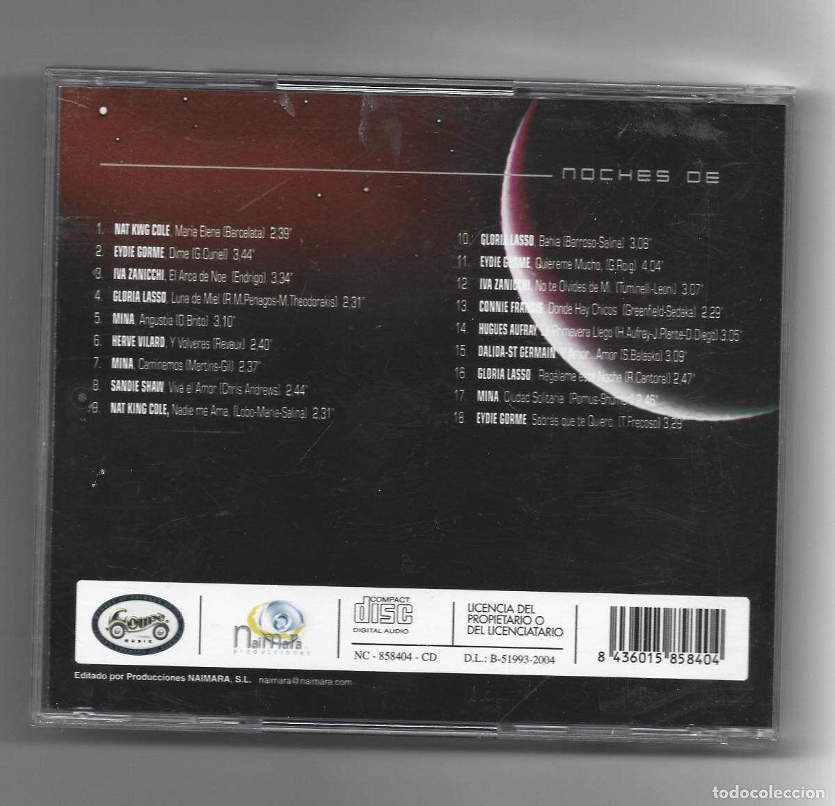 CDs de m&uacute;sica: NOCHES DE BALADAS EN ESPA&Ntilde;OL - Foto 2
