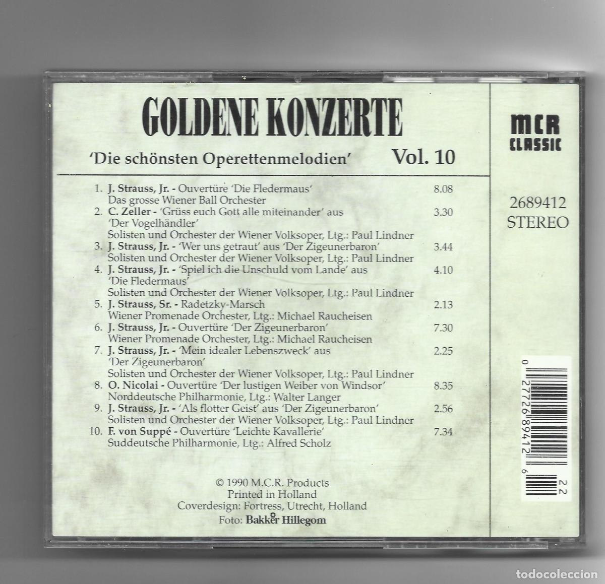CDs de m&uacute;sica: GONDENE KONZERTE-VOL.10 - Foto 2