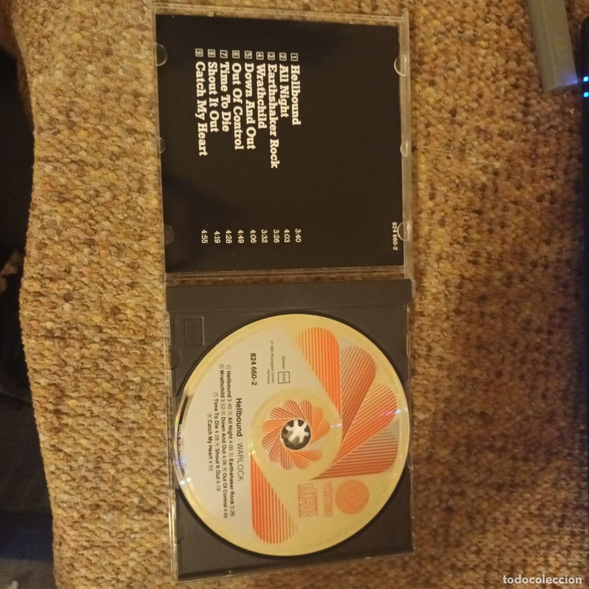 CDs de m&uacute;sica: Warlock , Hellbound , CD Germany , estado impecable. - Foto 3