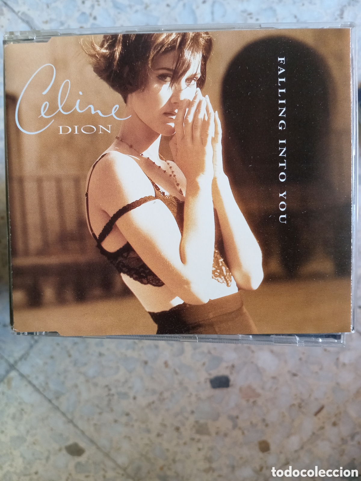 CDs de m&uacute;sica: CD SINGLE CELINE DION FALLING INTO YOU + I DON&acute;T KNOW + LE BALLET - Foto 1