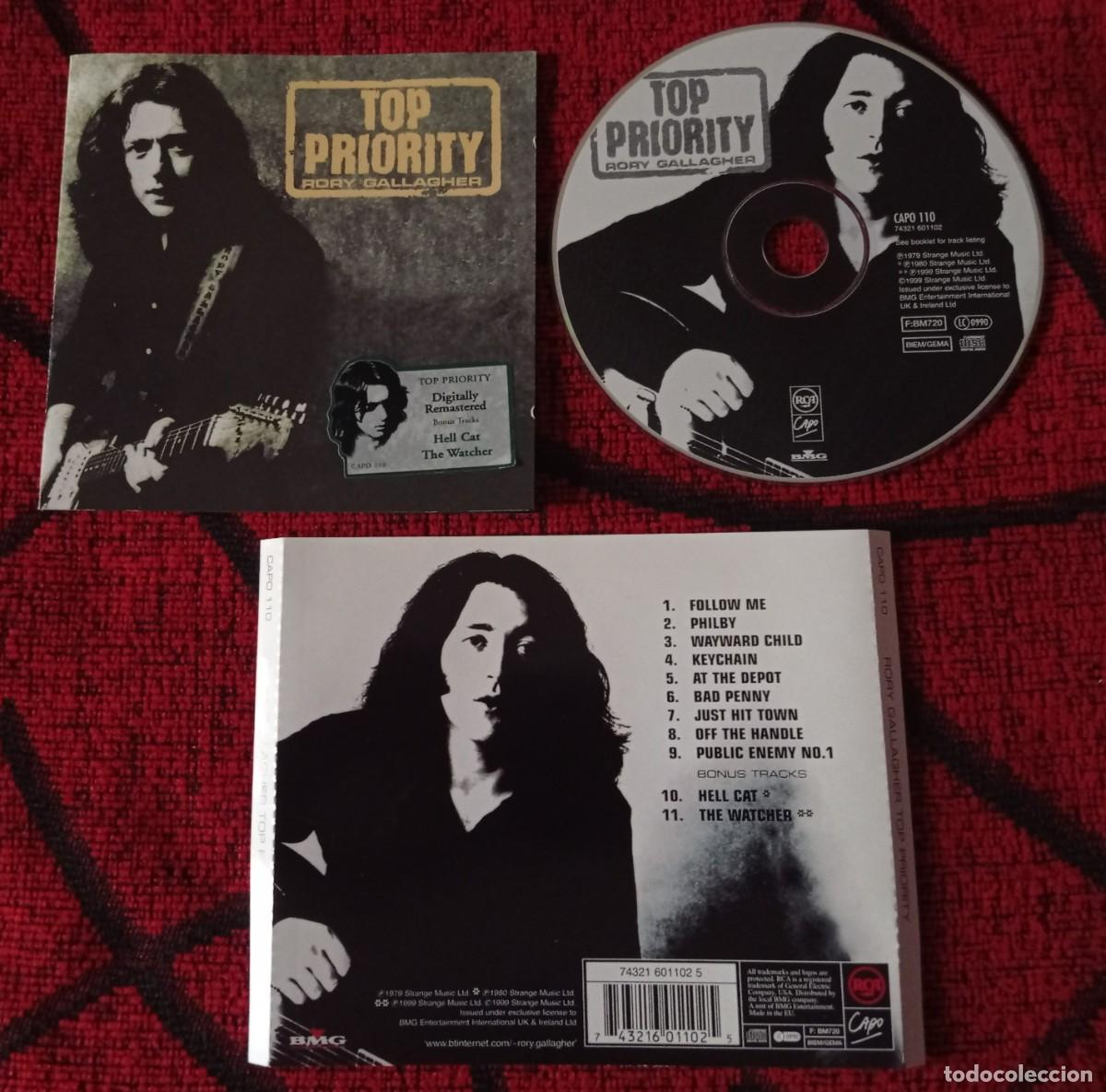CDs de m&uacute;sica: RORY GALLAGHER ** Top Priority ** CD ORIGINAL 1999 UK - Foto 1