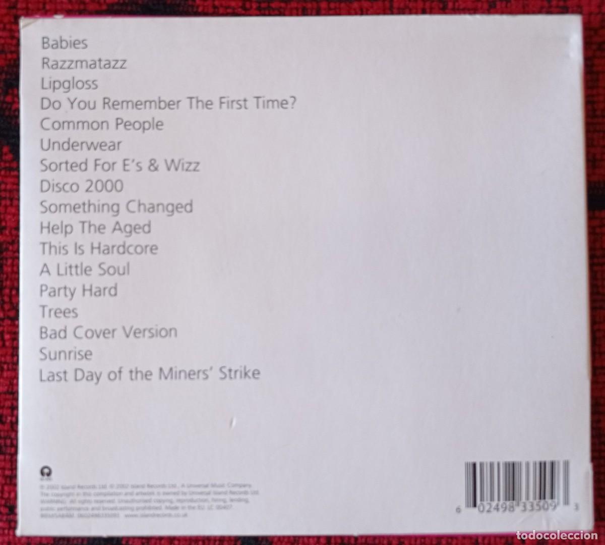 CDs de m&uacute;sica: PULP ** Hits ** CD ORIGINAL 2002 UK - Foto 2