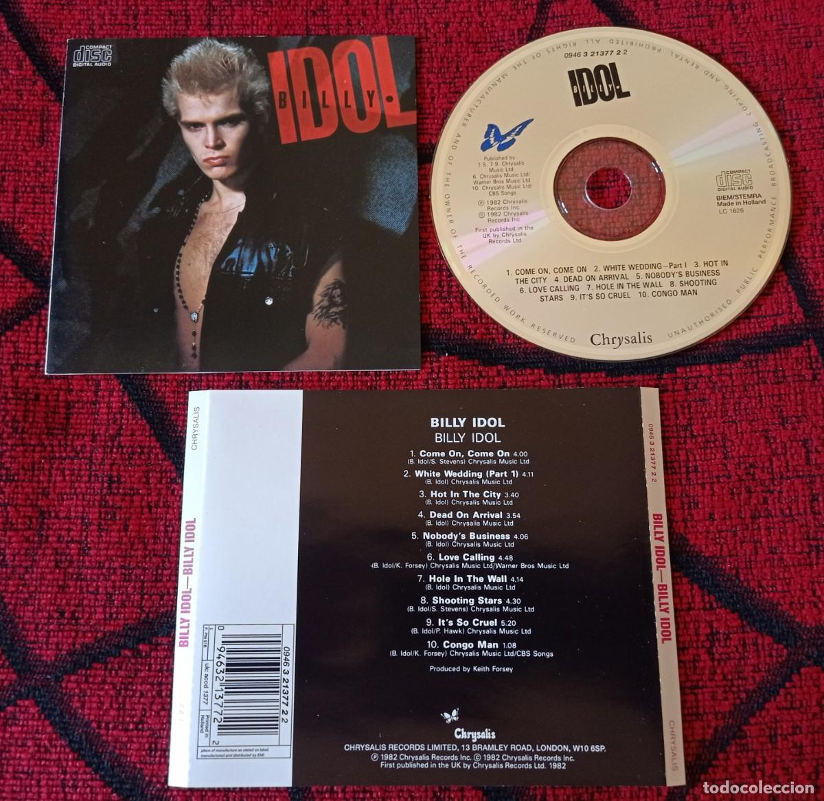 CDs de m&uacute;sica: BILLY IDOL ** Billy Idol ** CD REEDICION UK - Foto 1