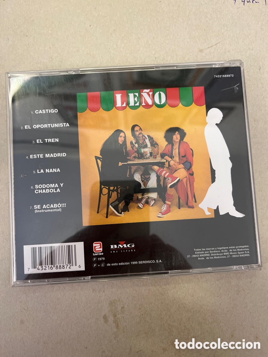 CDs de m&uacute;sica: Le&ntilde;o. Primer disco Le&ntilde;o remasterizado. - Foto 2