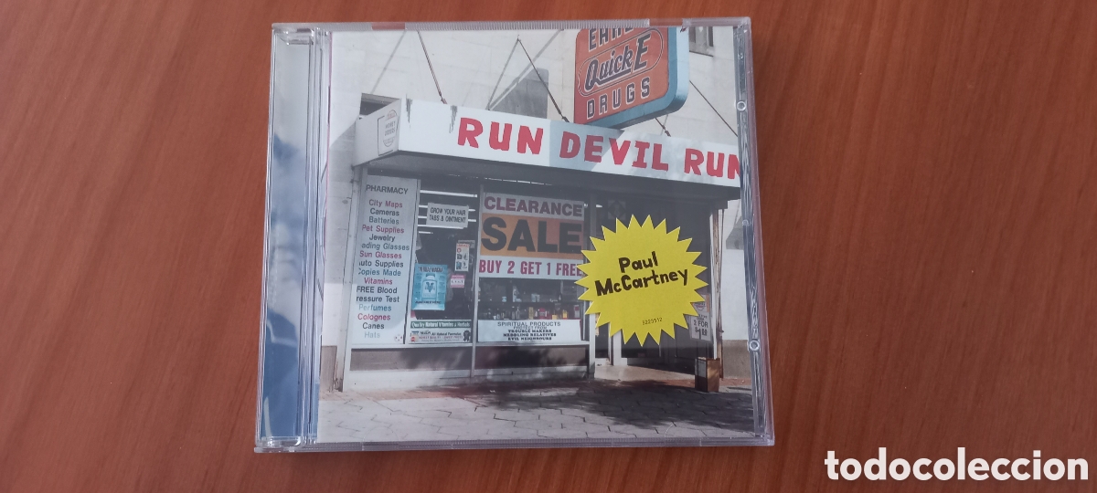 CDs de m&uacute;sica: Paul McCartney CD Run Devil Run con la pegatina amarilla como nuevo - Foto 1