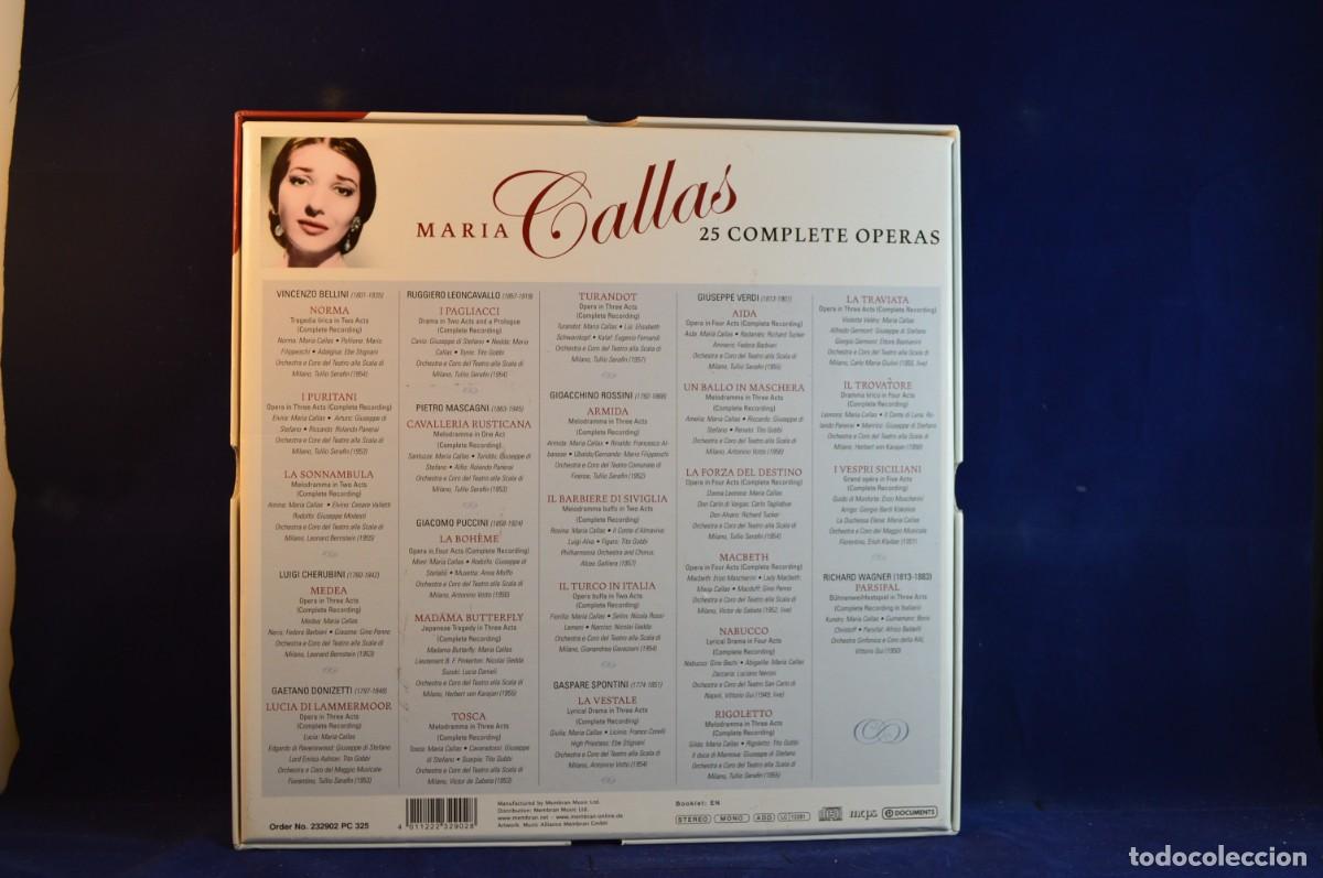 CDs de m&uacute;sica: CALLAS &ndash; 25 COMPLETE OPERAS - 52 CD - Foto 2