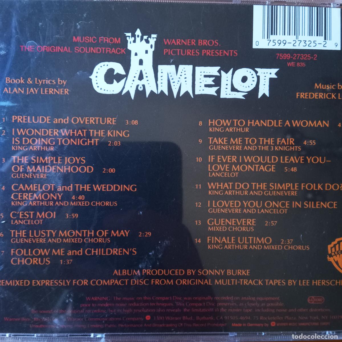 CDs de m&uacute;sica: CAMELOT. BSO CD. FREDERICK LOEWE. - Foto 2