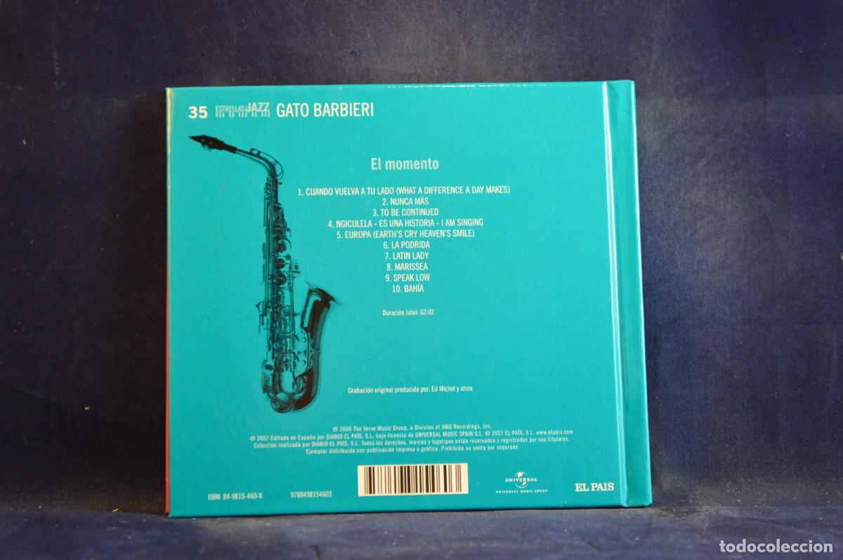 CDs de m&uacute;sica: GATO BARBIERI &ndash; EL MOMENTO - CD - Foto 2