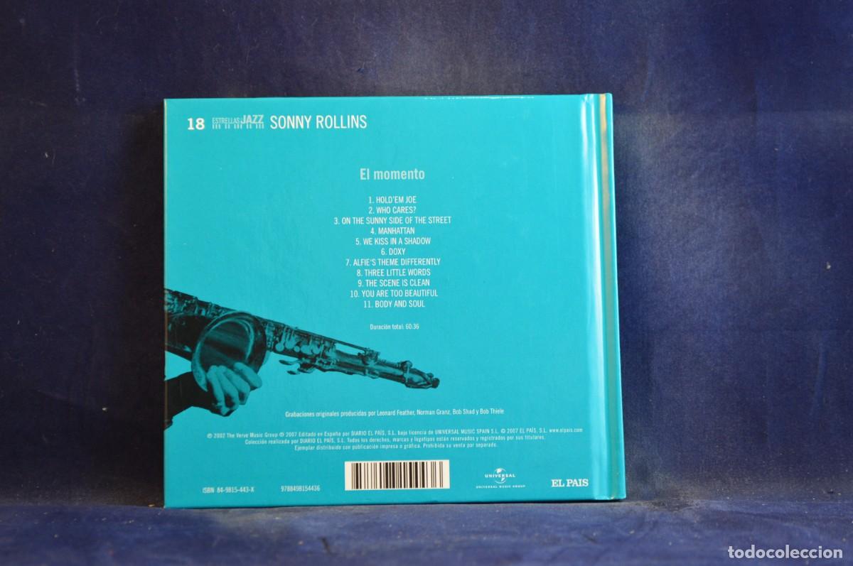 CDs de m&uacute;sica: SONNY ROLLINS &ndash; EL MOMENTO - CD - Foto 2