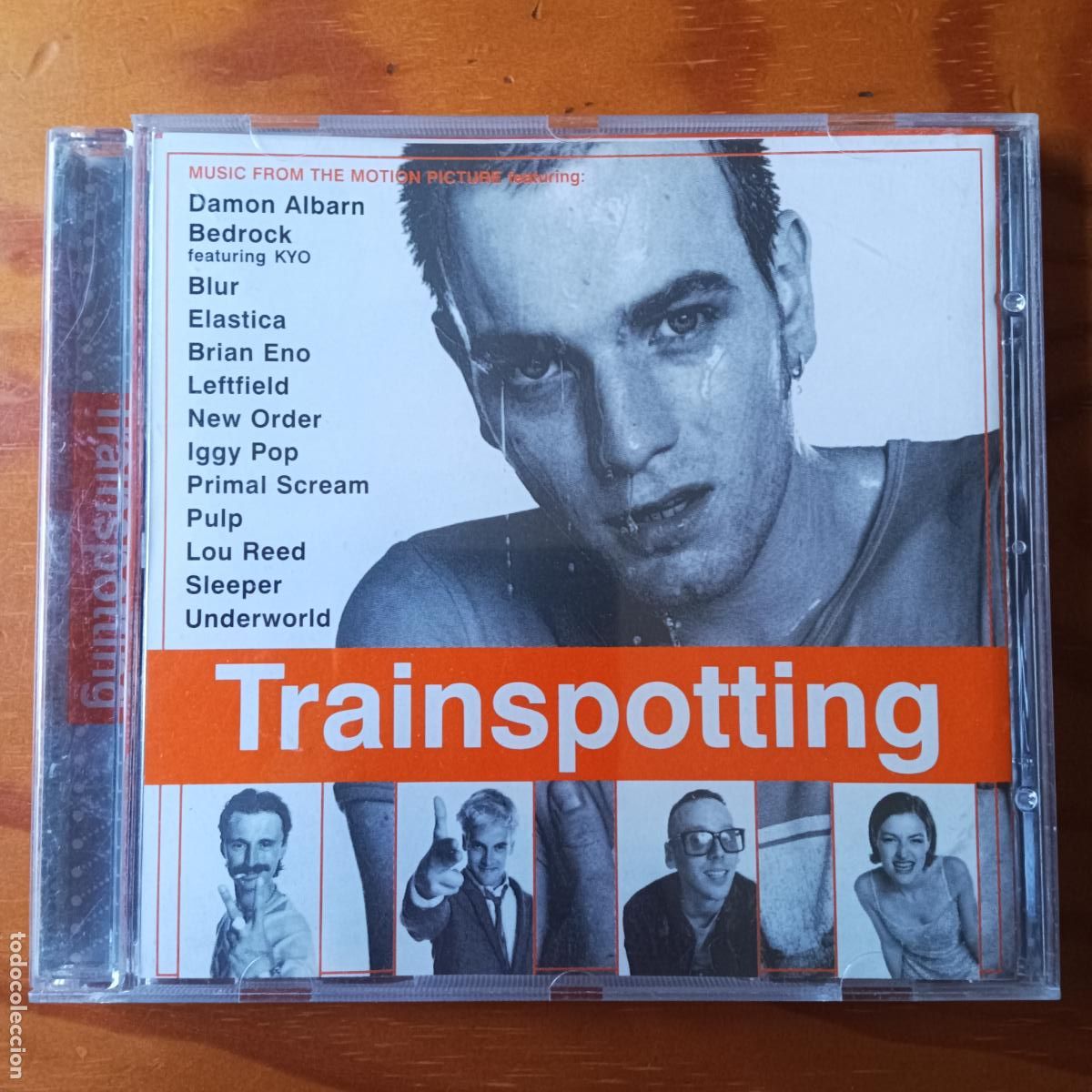 CDs de M&uacute;sica: TRAINSPOTTING. BSO SOUNDTRACK, CD: IGGY POP, BLUR, ELASTICA, BRIAN ENO, NEW ORDER, PILP, PRIMAL SCRE