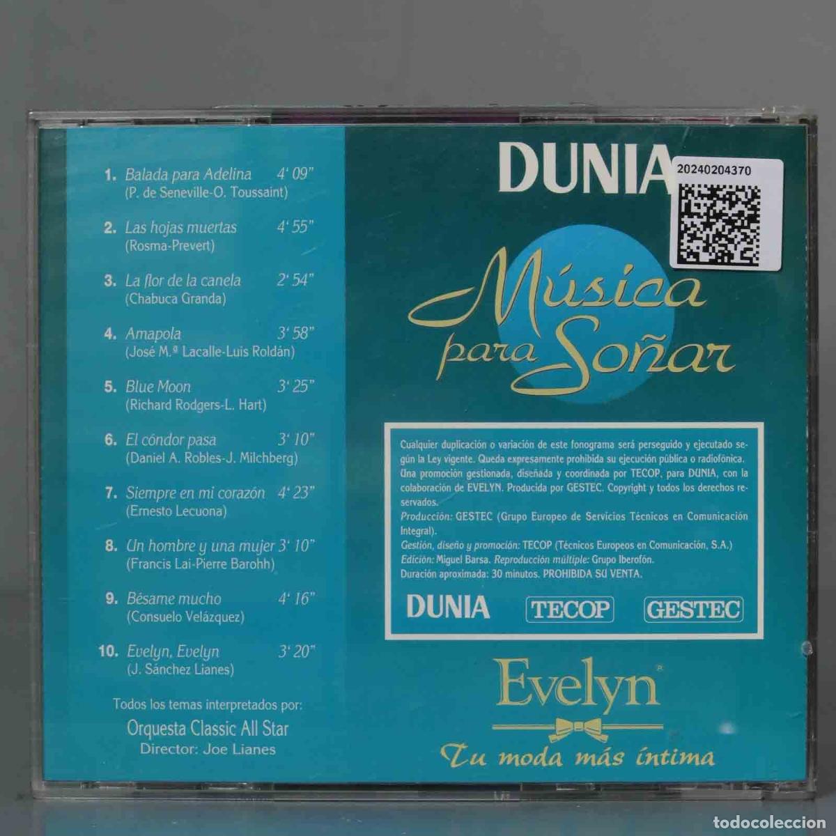 CDs de m&uacute;sica: CD. DUNIA. EVELYN - Foto 2