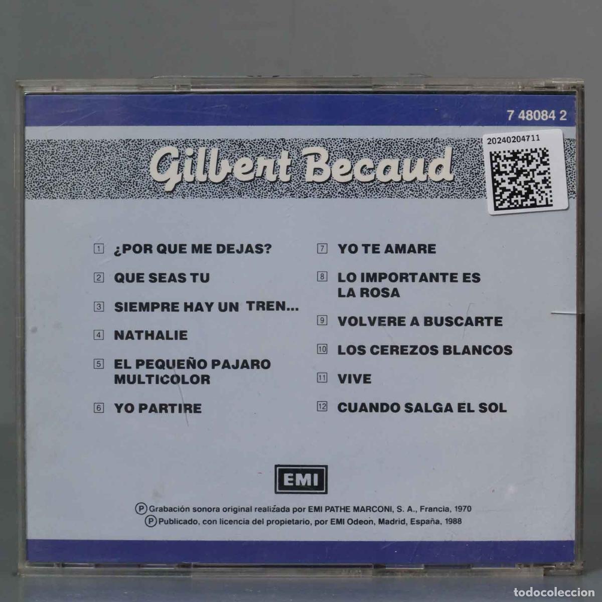 CDs de m&uacute;sica: CD. Gilbert B&eacute;caud &ndash; Voces De Oro - Foto 2