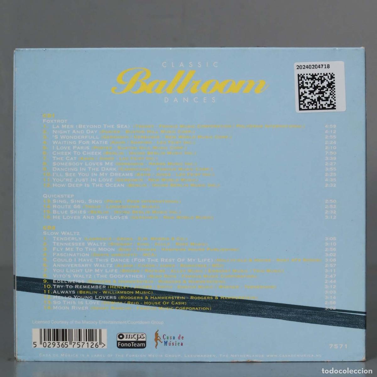CDs de m&uacute;sica: CD. BALLROM CLASSICS DANCES - Foto 2