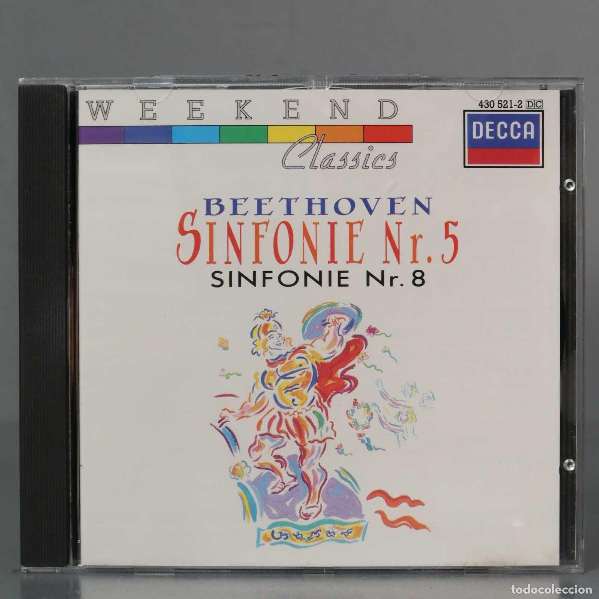 CDs de m&uacute;sica: CD. Beethoven &ndash; Symphonies No. 5 and 8 - Foto 1