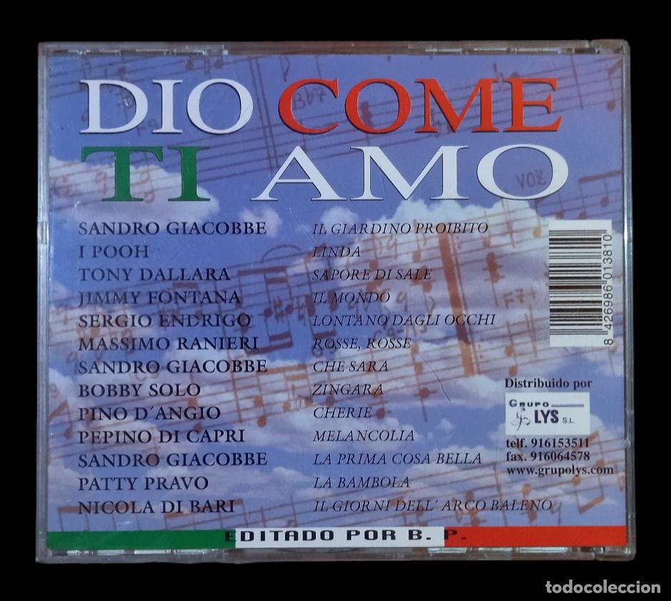 CDs de m&uacute;sica: CD DIO COME / TI AMO. VERSIONES ORIGINALES. - Foto 3