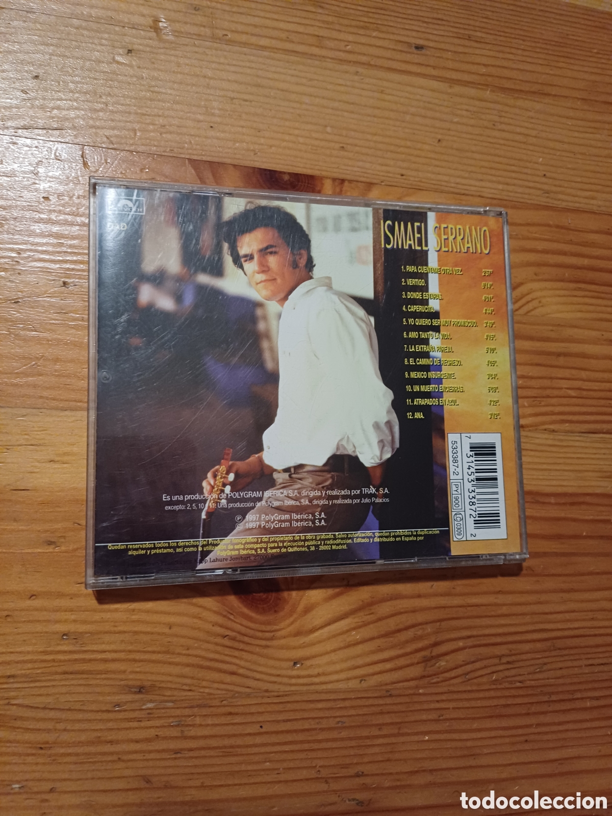 CDs de m&uacute;sica: Ismael Serrano CD Atrapados en azul - Foto 2