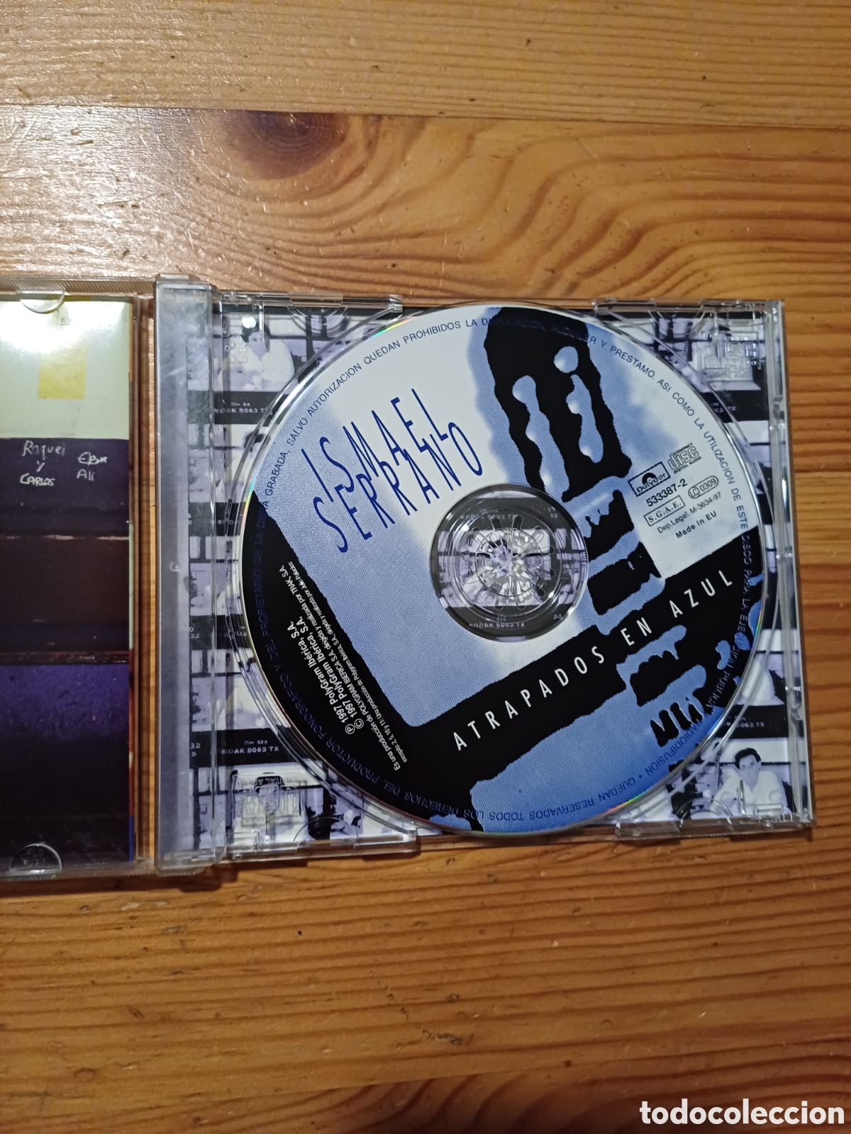 CDs de m&uacute;sica: Ismael Serrano CD Atrapados en azul - Foto 3