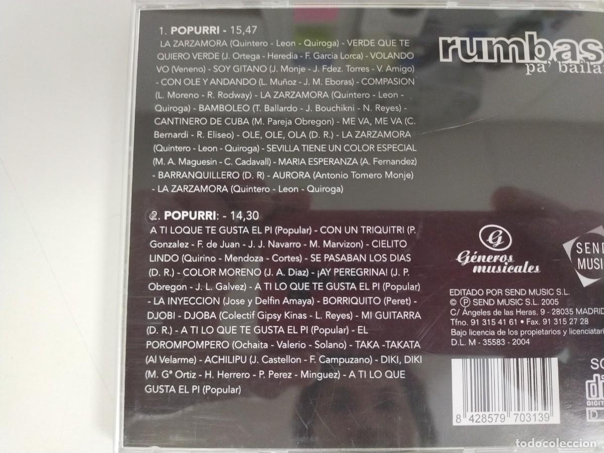 CDs de m&uacute;sica: RUMBAS PA BAILAR - CD - Foto 2