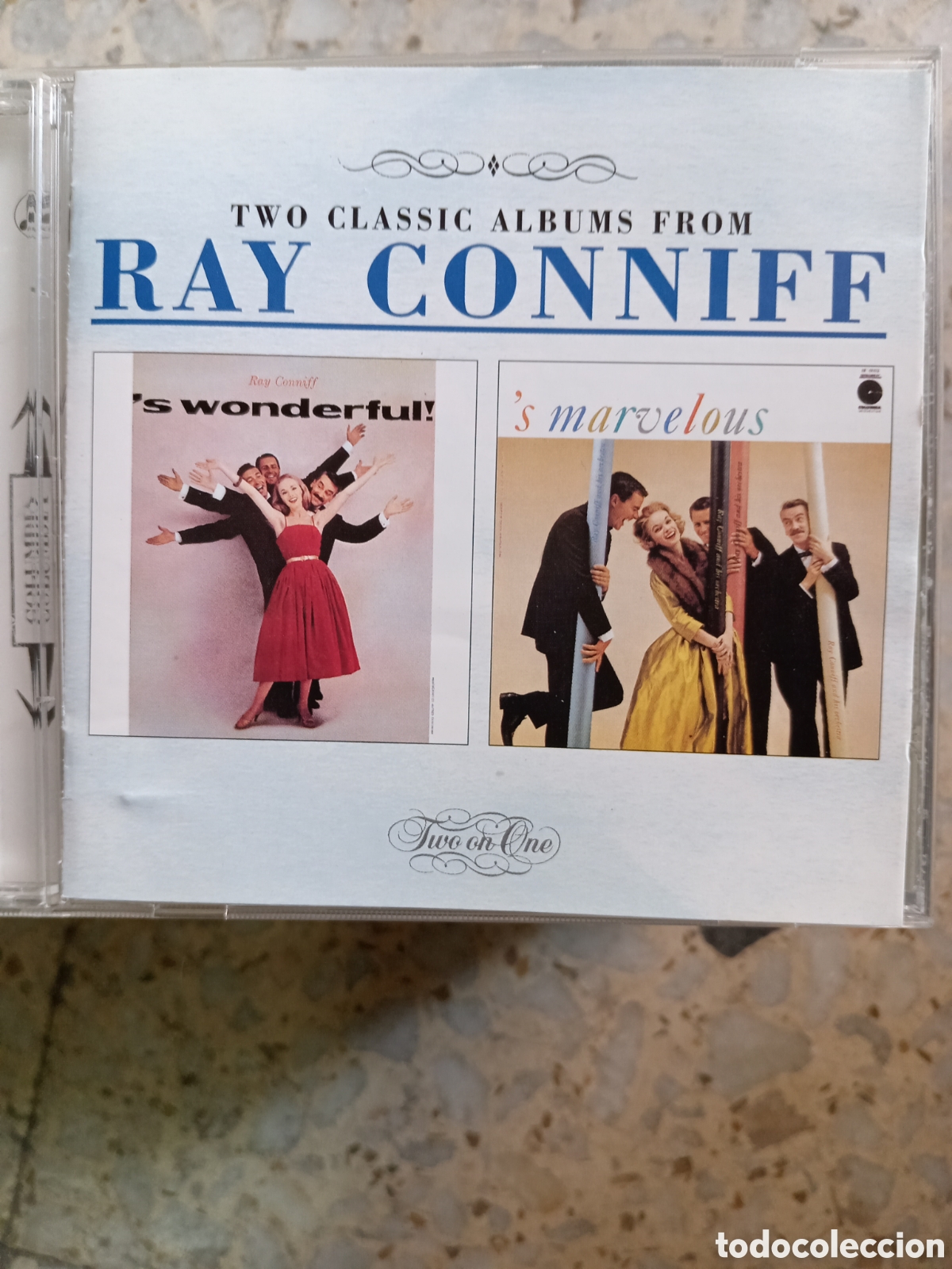 CDs de m&uacute;sica: CD RAY CONNIFF TWO CLASSIC ALBUMS FROM WONDERFUL MARVELOUS - Foto 1