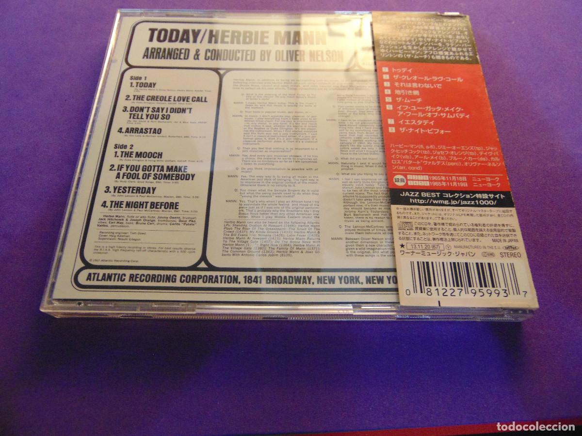 CDs de m&uacute;sica: HERBIE MANN - TODAY - CD - CONSERVA EL OBI - - Foto 2