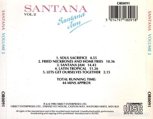 CDs de m&uacute;sica: Santana &ndash; Volume 2 (Santana Jam) - Foto 2