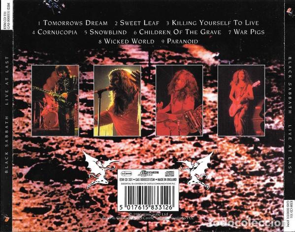 CDs de m&uacute;sica: Black Sabbath &ndash; Live At Last - Foto 2