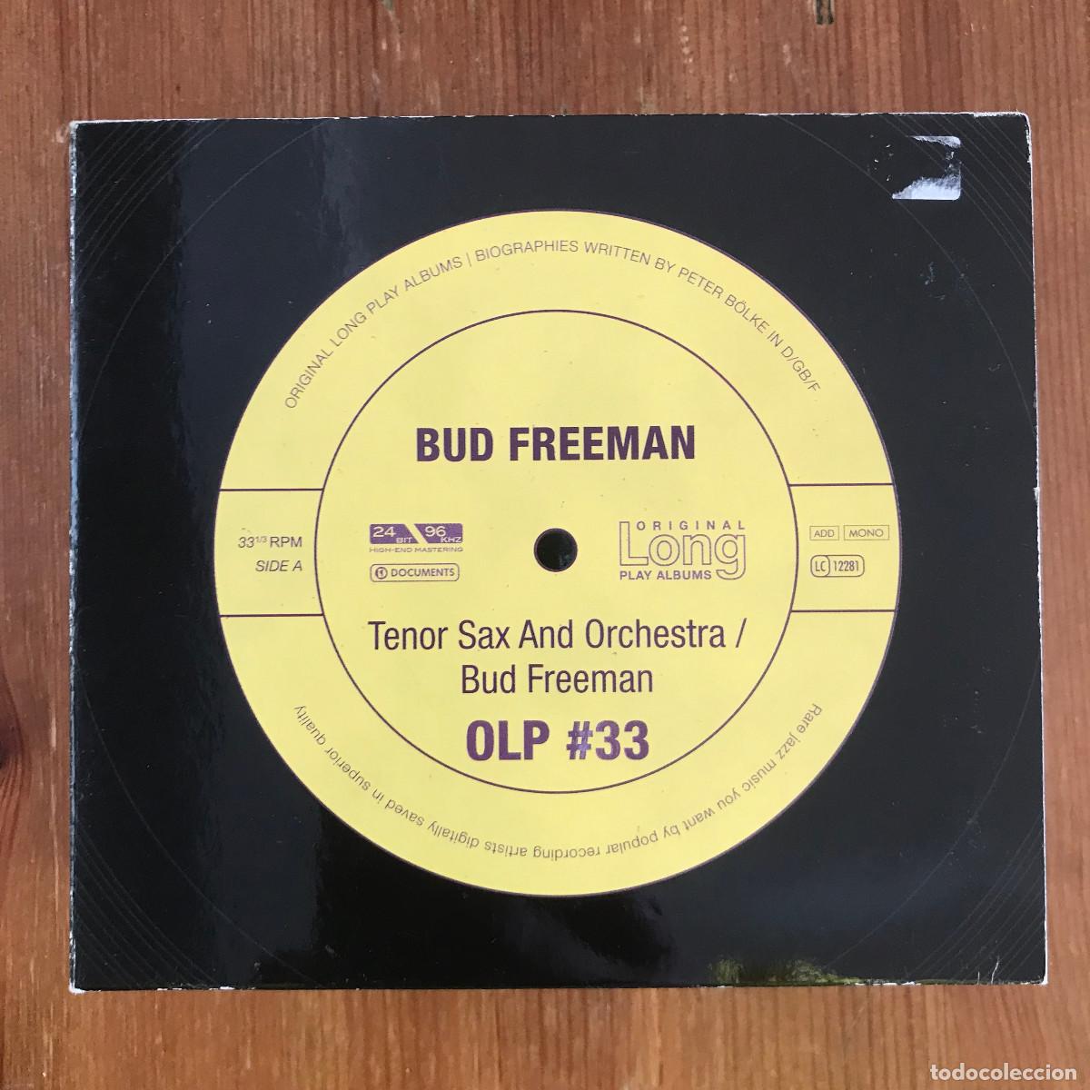 CDs de m&uacute;sica: BUD FREEMAN - TENOR SAX & ORCHESTRA / BUD FREEMAN - CD DOCUMENTS 2007 - Foto 1