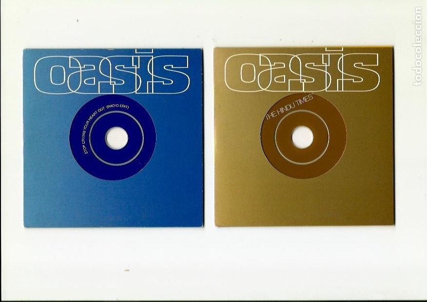 CDs de M&uacute;sica: OASIS. Songbird. Little by little. The Hindu times. Stop crying your heart out. Sunda (6 cds single)
