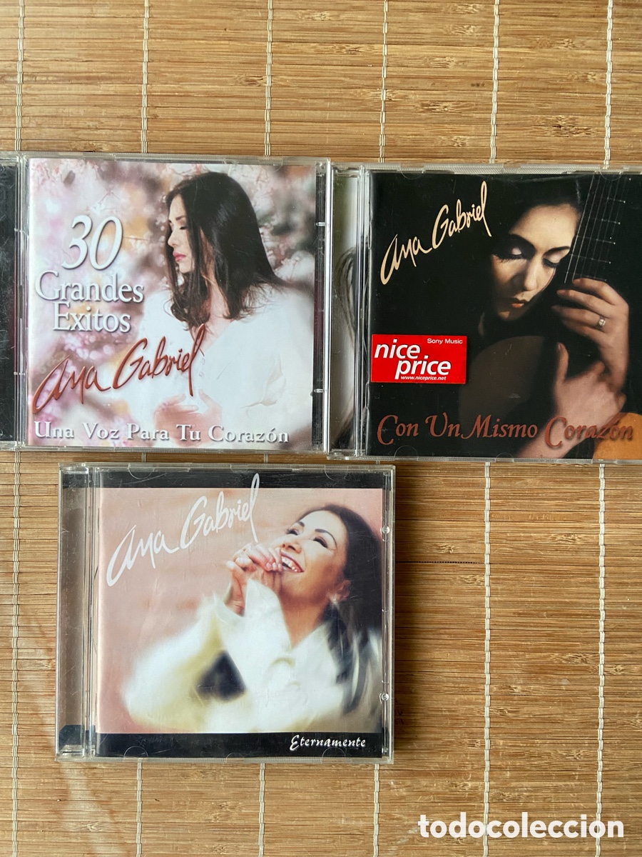 CDs de m&uacute;sica: Lote 3 cd Ana Gabriel - Foto 1