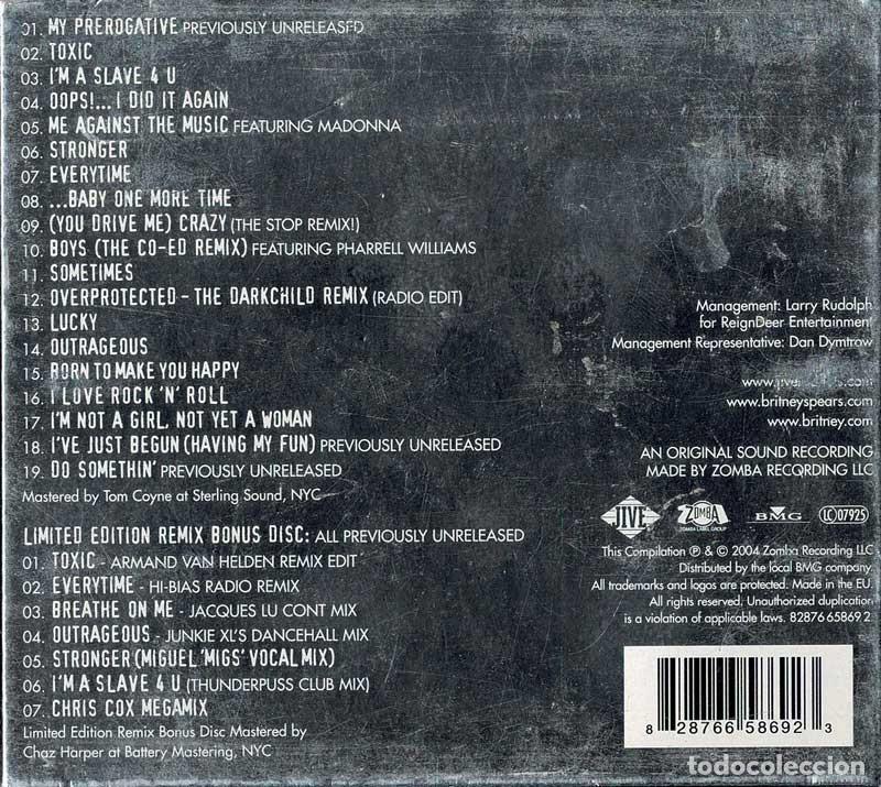 CDs de m&uacute;sica: Britney Spears - Greatest Hits: My Prerogative. 2 x CD - Foto 2