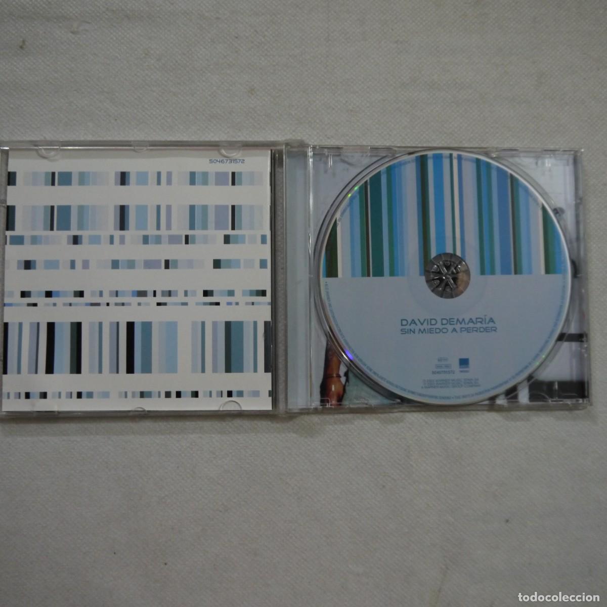 CDs de m&uacute;sica: DAVID DE MAR&Iacute;A - SIN MIEDO A PERDER - CD 2003 - Foto 2