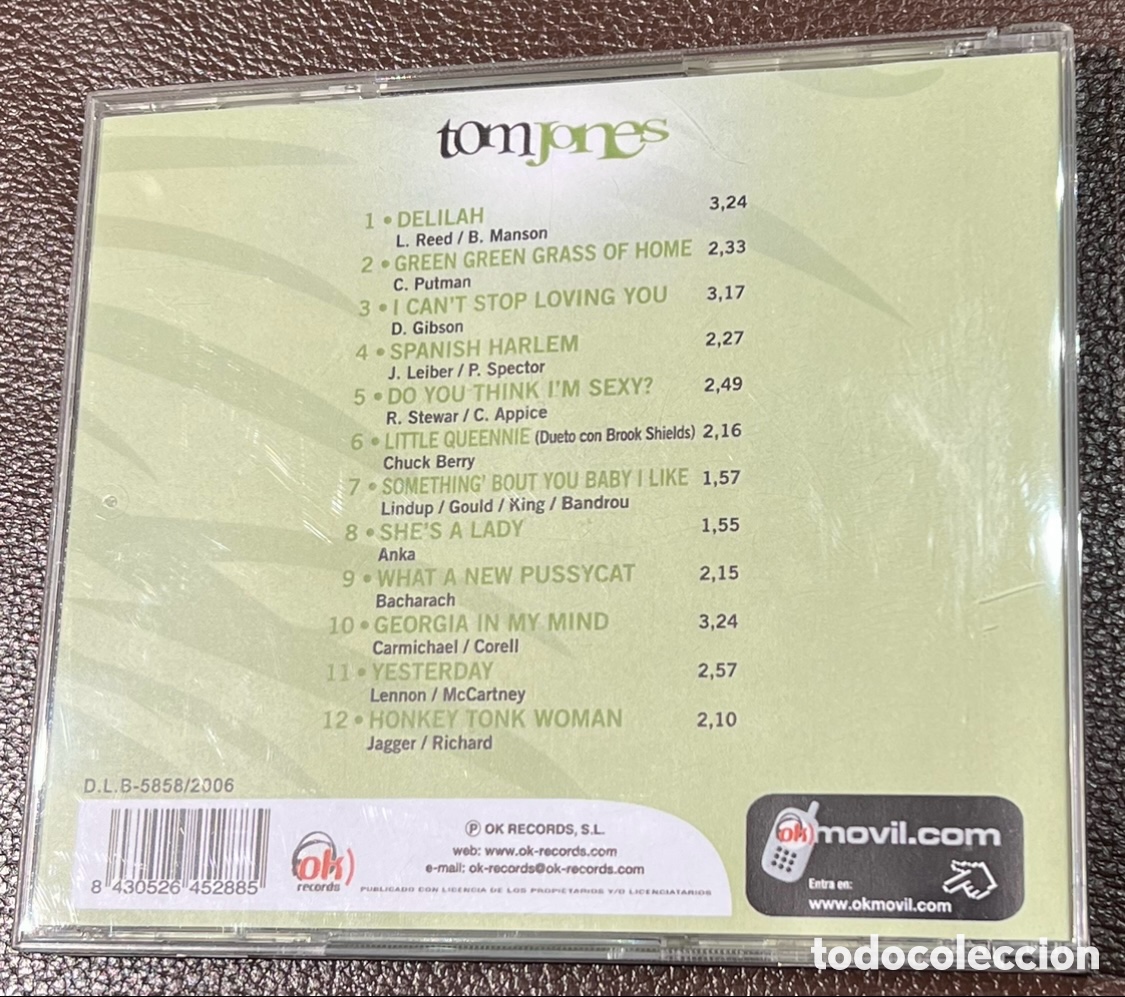 CDs de m&uacute;sica: CD. Tom Jones. - Foto 2