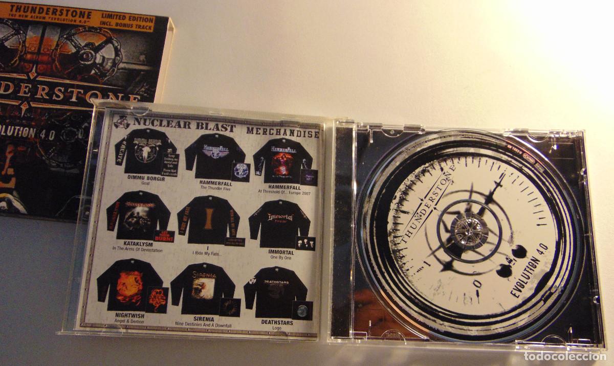 CDs de m&uacute;sica: THUNDERSTONE - EVOLUTION 4.0 - CD - album 2007 - con BONUS - EDICION LIMITADA - Foto 4