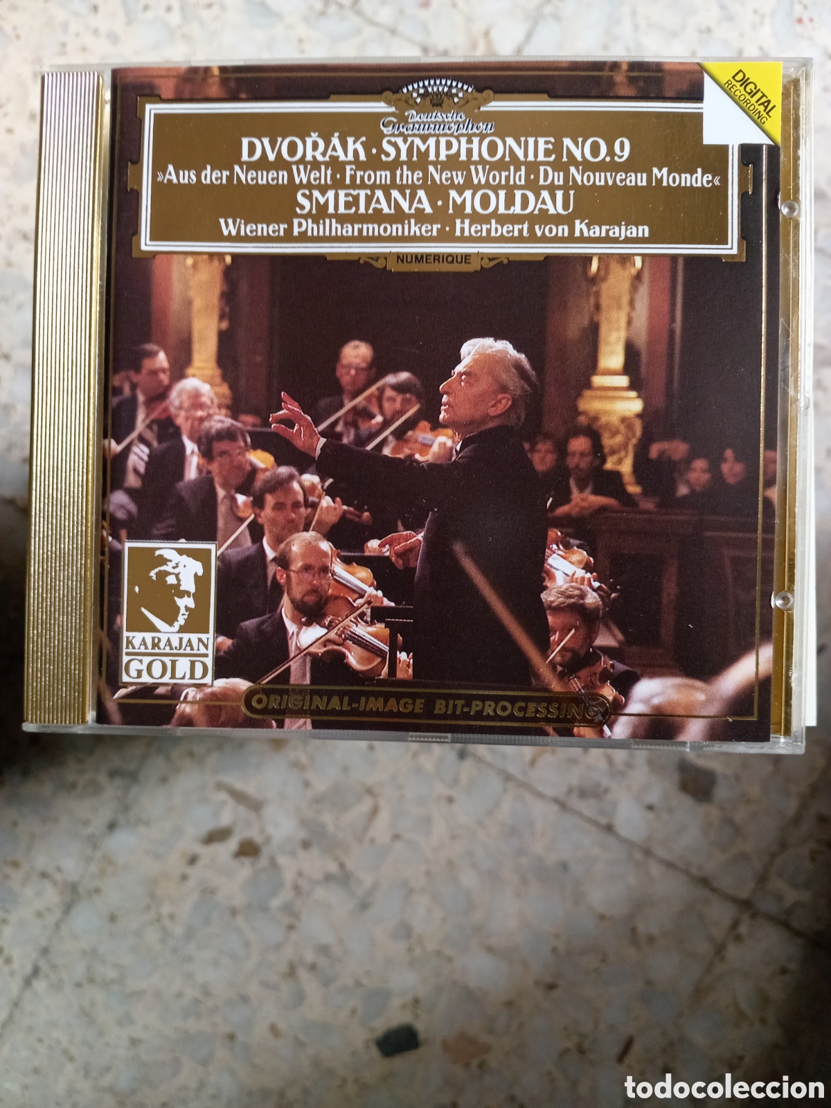 CDs de M&uacute;sica: CD DVORAK SYMPHONIY N&ordm; 9 SMETANA MOLDAY KARAJAN