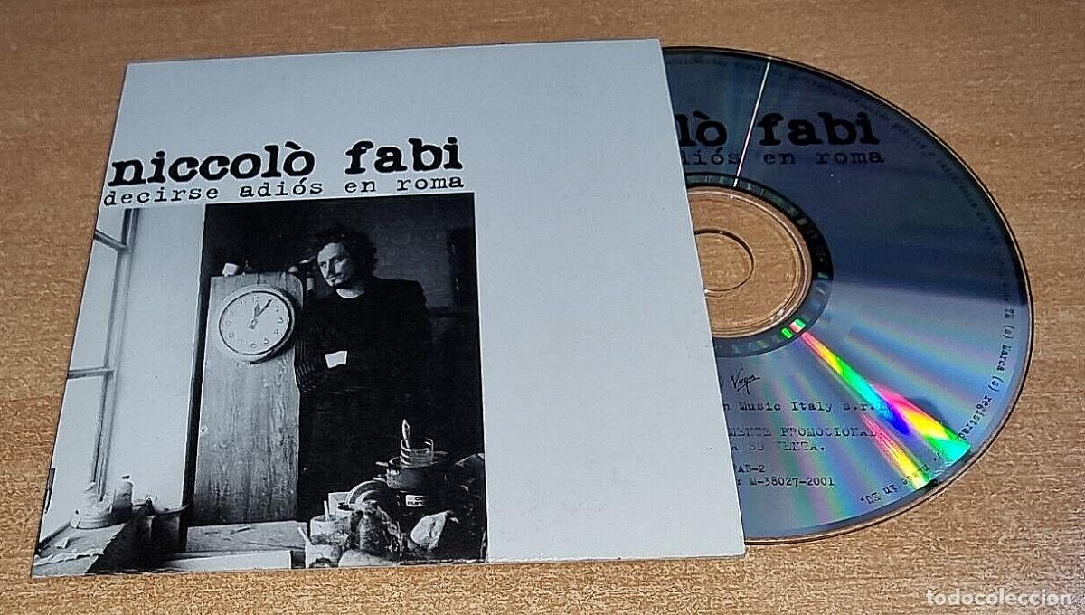 CDs de m&uacute;sica: NICCOLO FABI Decirse adios en Roma CANTADO EN ESPA&Ntilde;OL CD SINGLE PROMO CARTON 2001 ESPA&Ntilde;A 1 TEMA