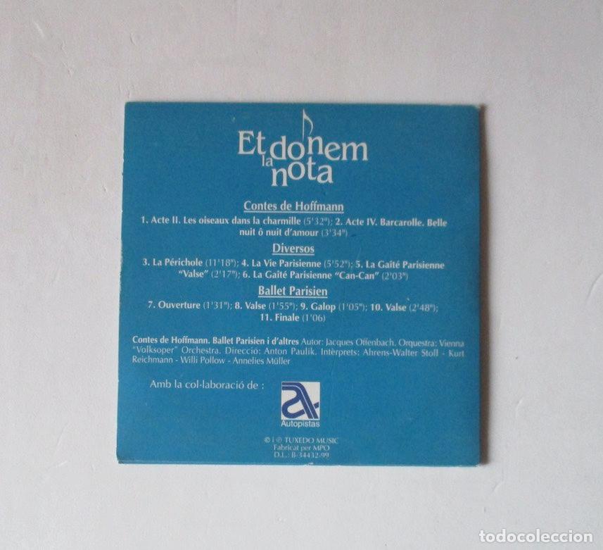 CDs de m&uacute;sica: CD: JACQUES OFFENBACH - Foto 2