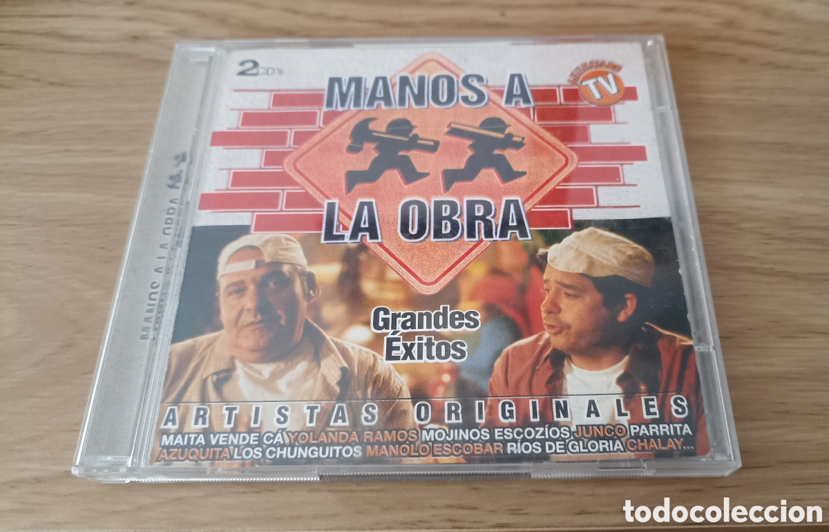 CDs de m&uacute;sica: MANOS A LA OBRA 2 CDS GRANDES &Eacute;XITOS - Foto 1