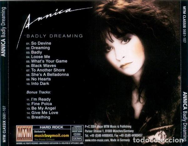 CDs de m&uacute;sica: Annica &ndash; Badly Dreaming PRECINTADO - Foto 2