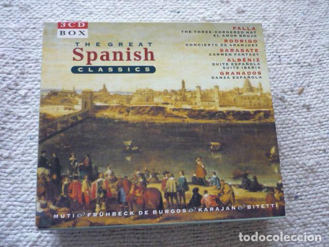 CDs de m&uacute;sica: THE GREAT SPANISH CLASSICS 3 CD - Foto 1