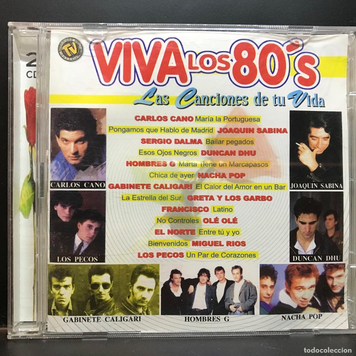 CDs de m&uacute;sica: Various ● Viva Los 80s Las Canciones De Tu Vida ● [CD] 2 x CD, Compilation - Foto 1