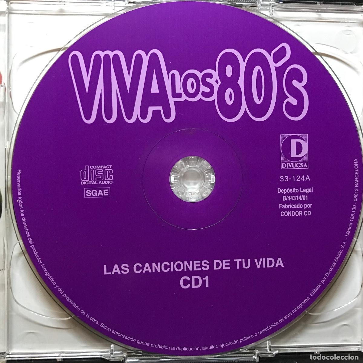 CDs de m&uacute;sica: Various ● Viva Los 80s Las Canciones De Tu Vida ● [CD] 2 x CD, Compilation - Foto 2
