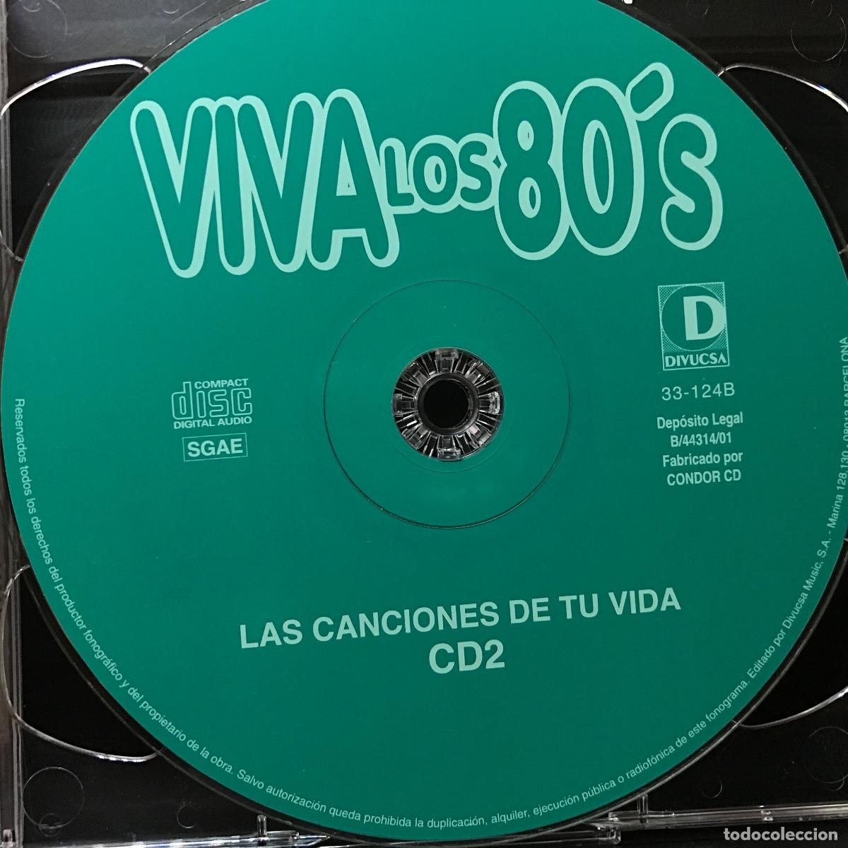 CDs de m&uacute;sica: Various ● Viva Los 80s Las Canciones De Tu Vida ● [CD] 2 x CD, Compilation - Foto 3