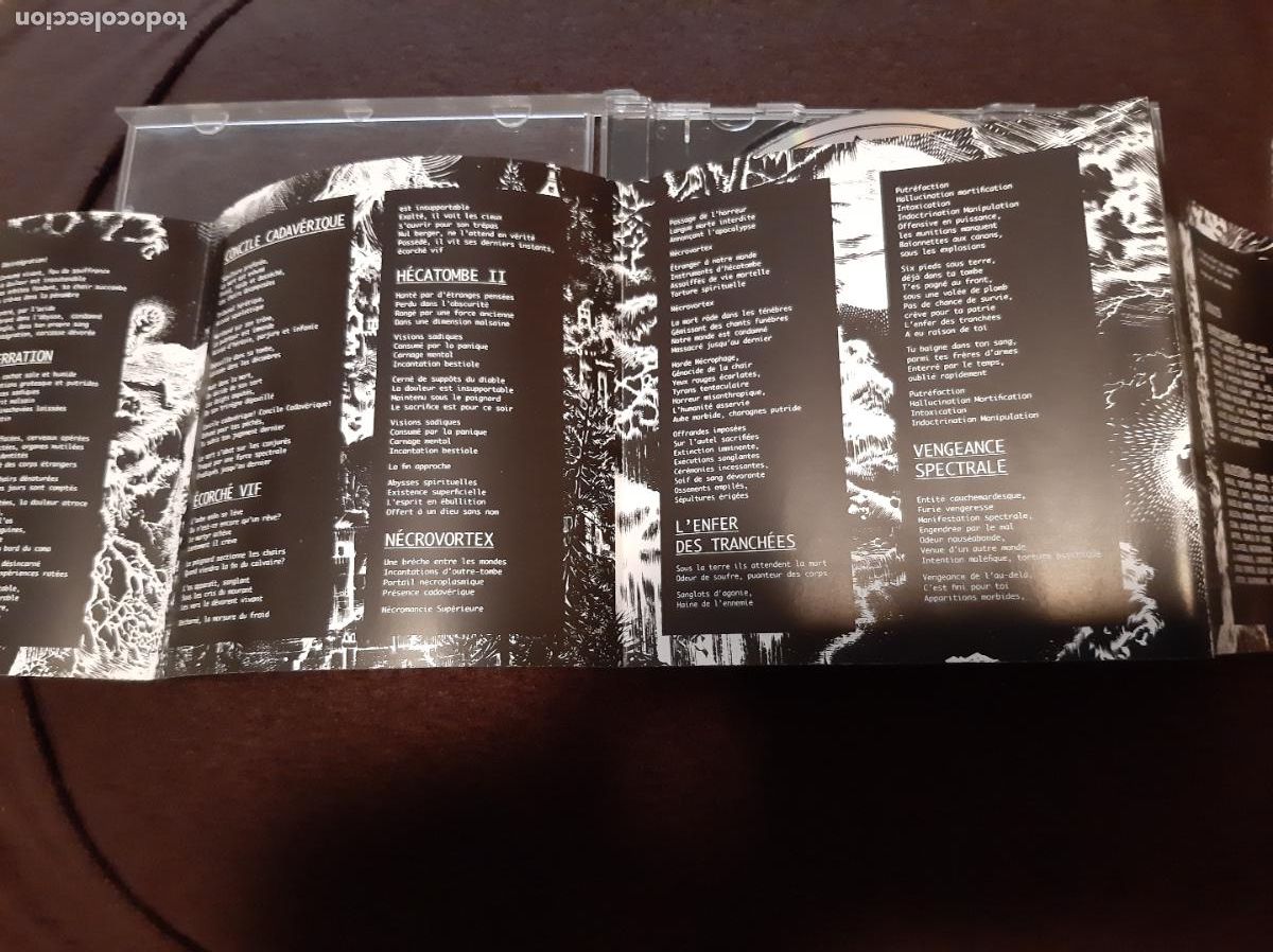 CDs de m&uacute;sica: OUTRE-TOMBE -N&Eacute;CROVORTEX- (2018) CD - Foto 5
