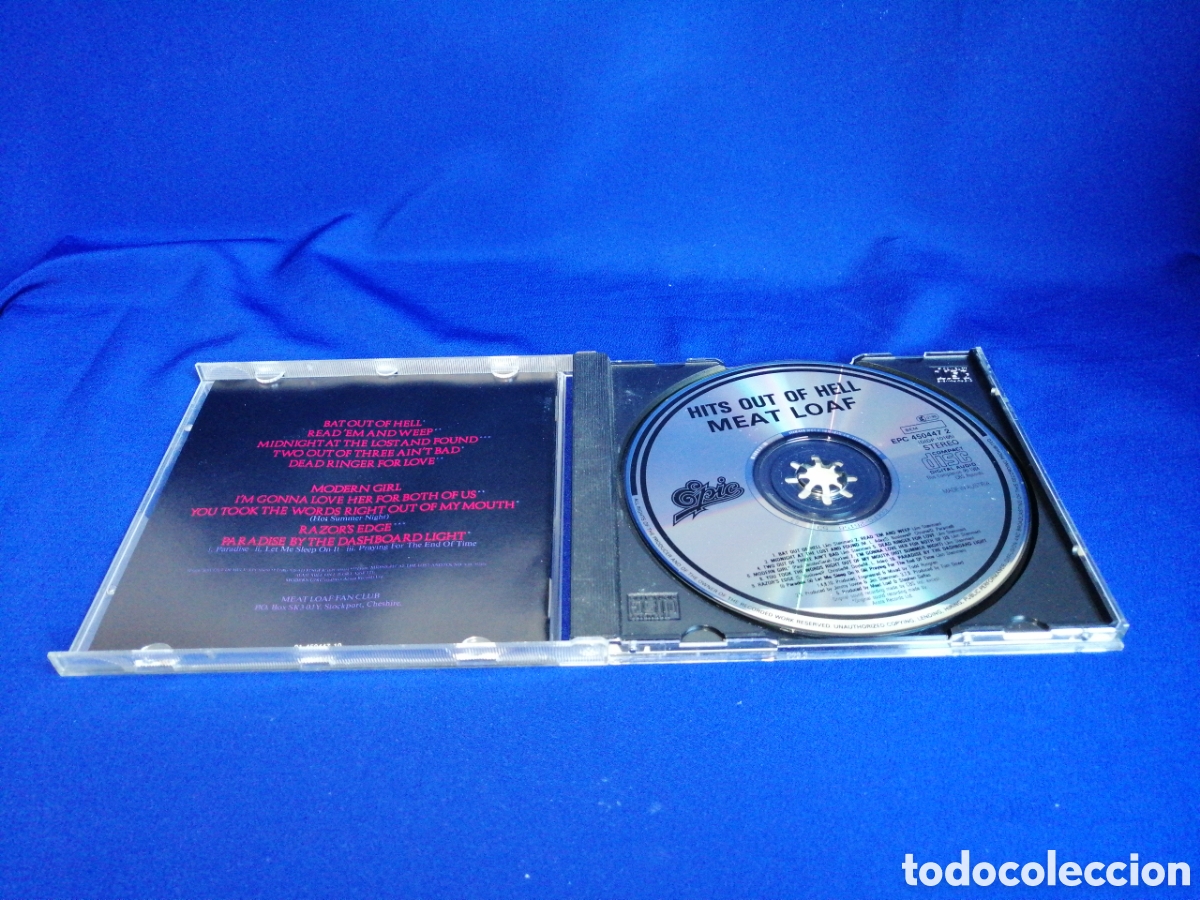 CDs de m&uacute;sica: MEAT LOAF - HITS OUT OF HELL - Foto 2