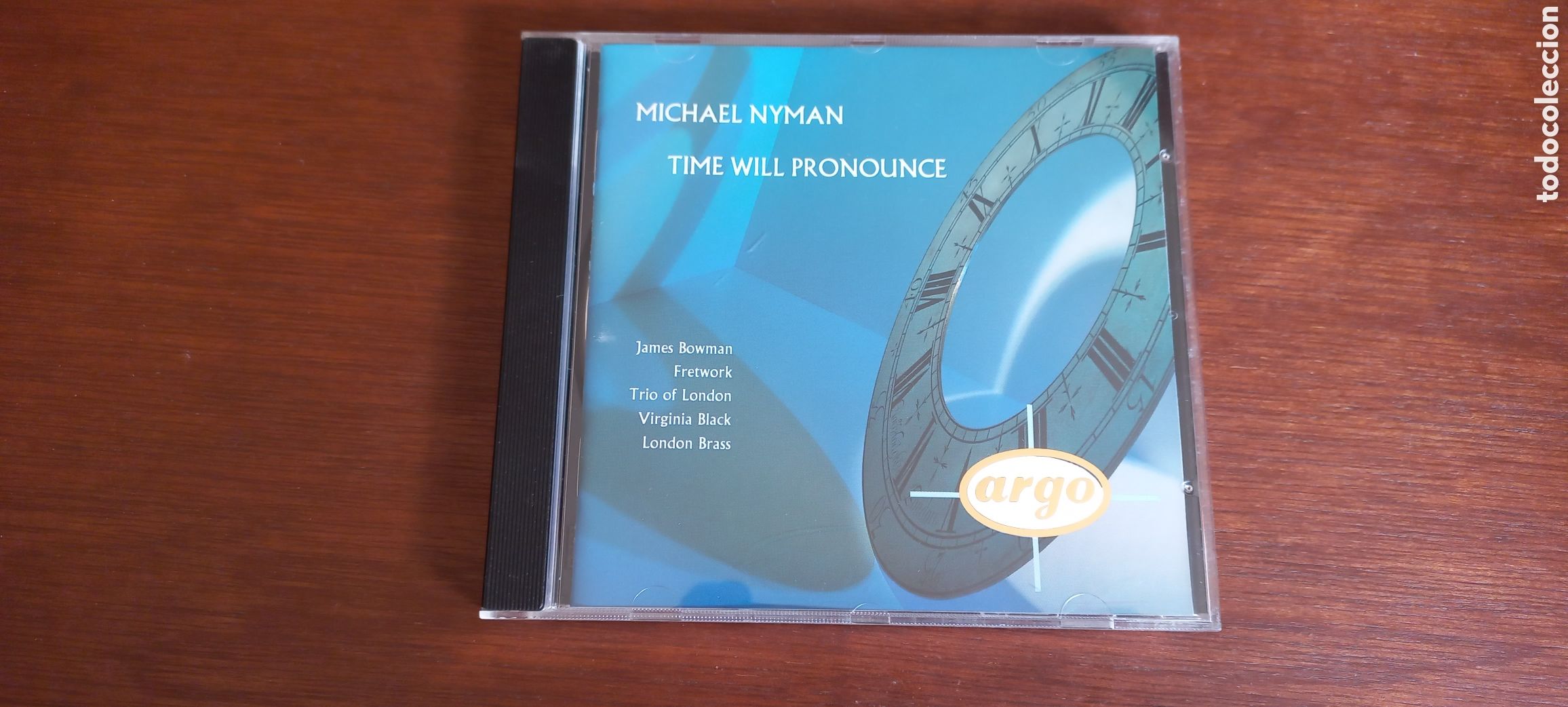 CDs de m&uacute;sica: Michael Nyman CD Time Will Pronounce como nuevo - Foto 1