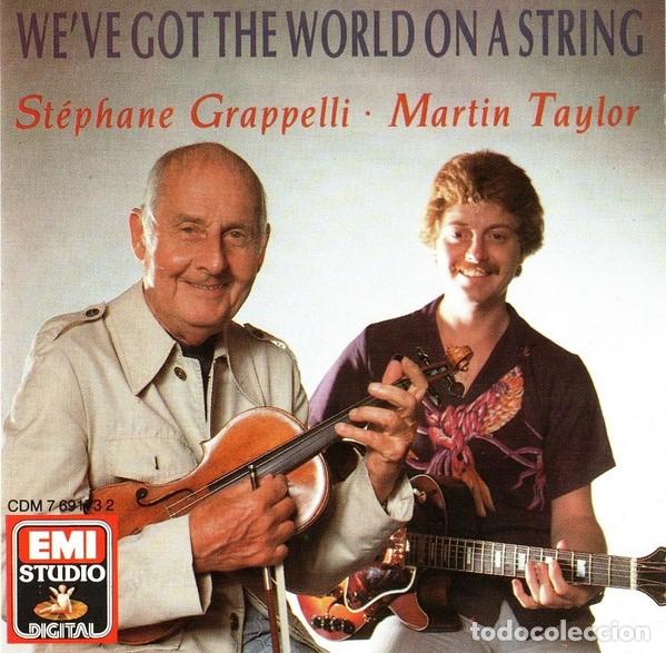 CDs de m&uacute;sica: St&eacute;phane Grappelli, Martin Taylor &ndash; Weve Got The World On A String - Foto 1