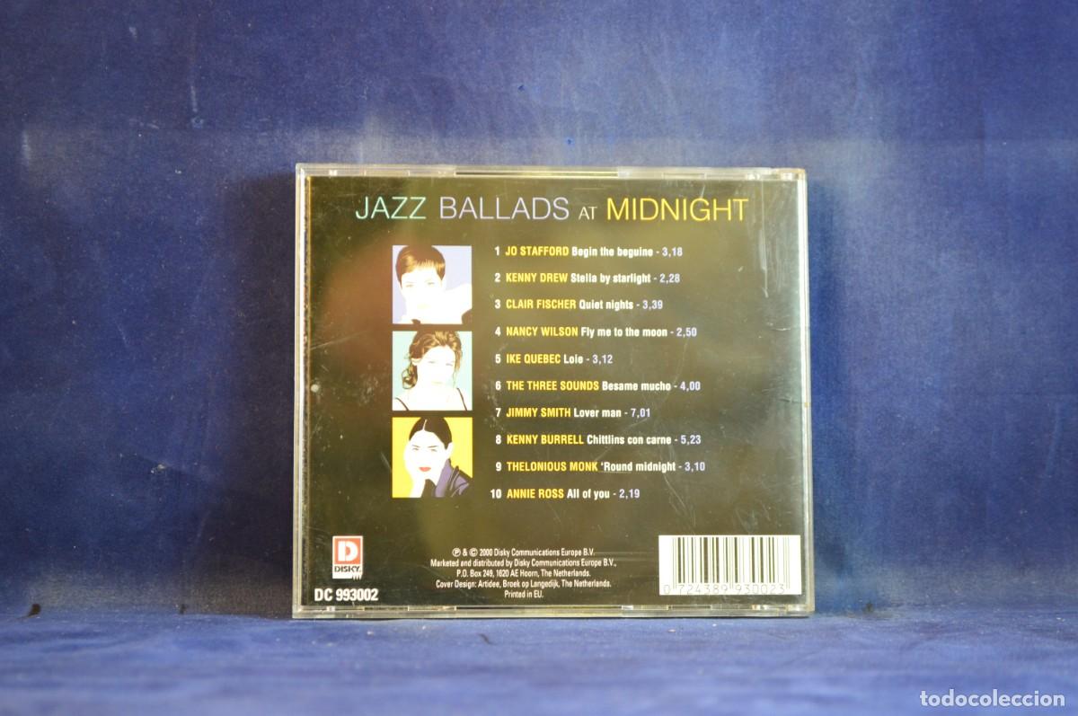 CDs de m&uacute;sica: VARIOUS &ndash; JAZZ BALLADS AT MIDNIGHT - CD - Foto 2