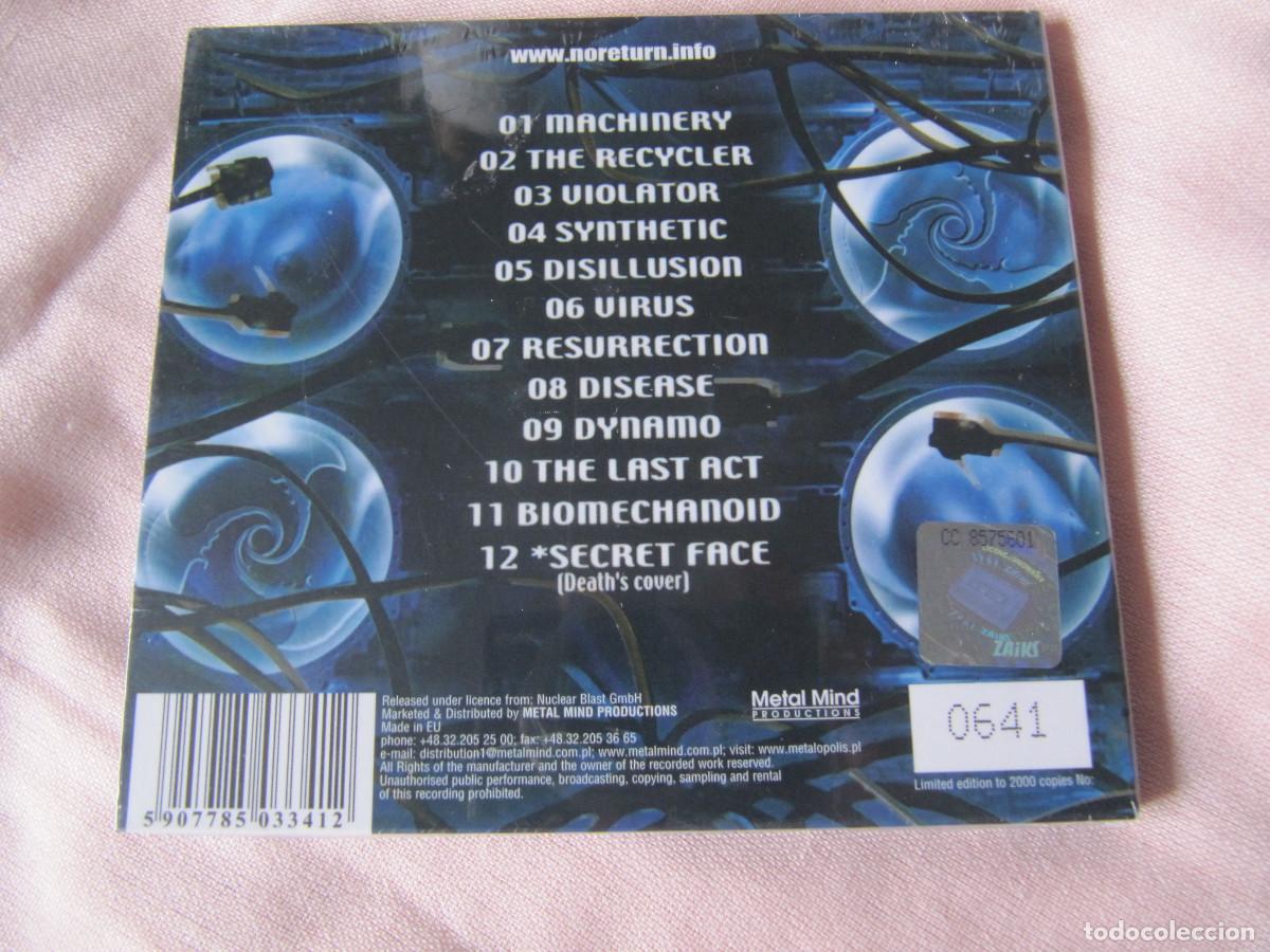 CDs de m&uacute;sica: No Return &ndash; Machinery LIMITED EDITION PRECINTADA - Foto 2